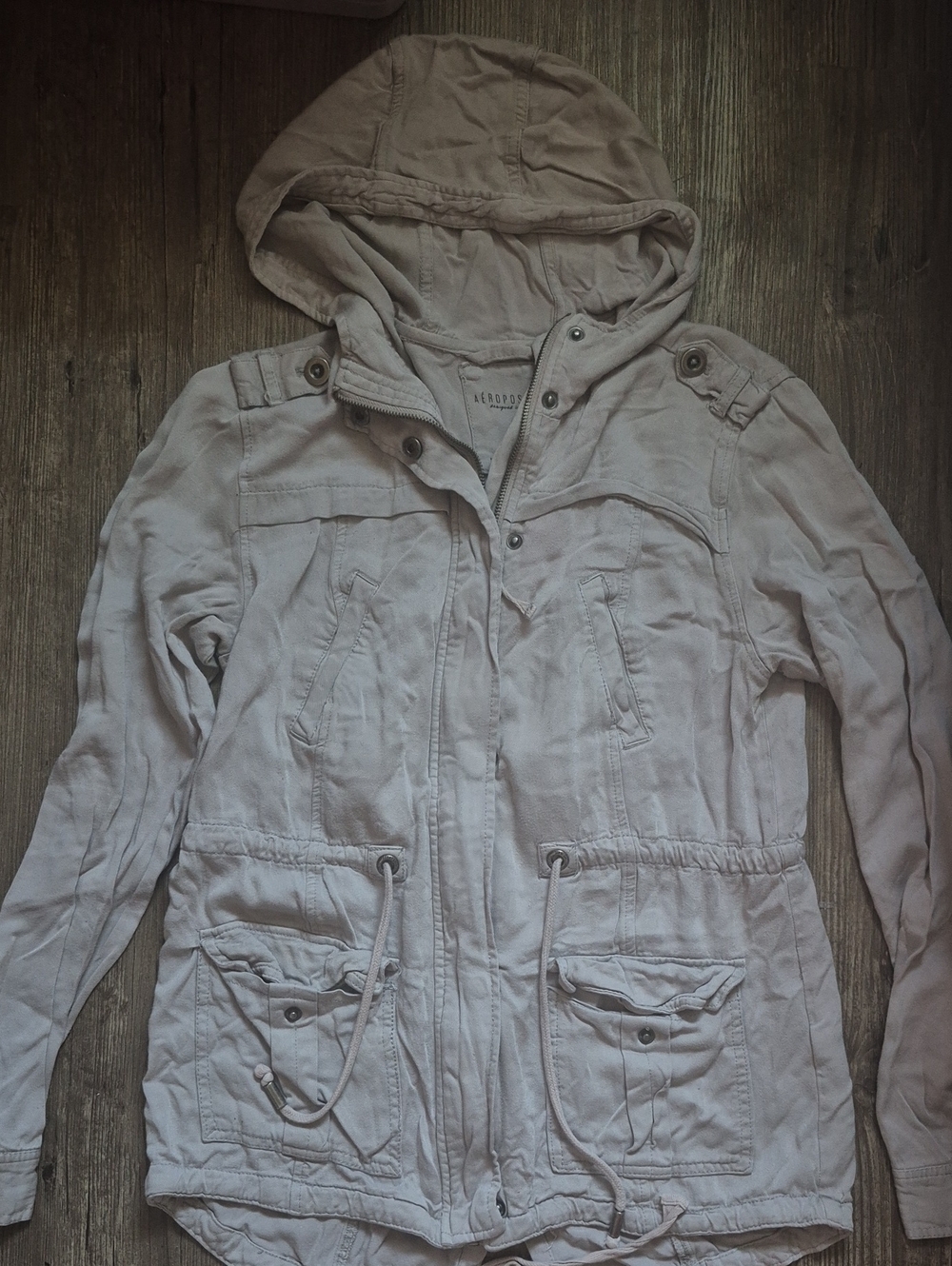 Aeropostale Cotton Blend Utility Jacket